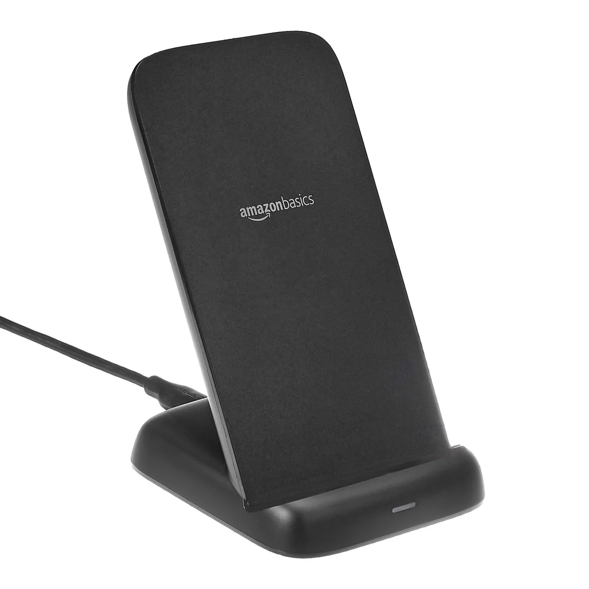  Amazon Basics 10W Qi Wireless Charger Stand Black 1.1A — product photo
