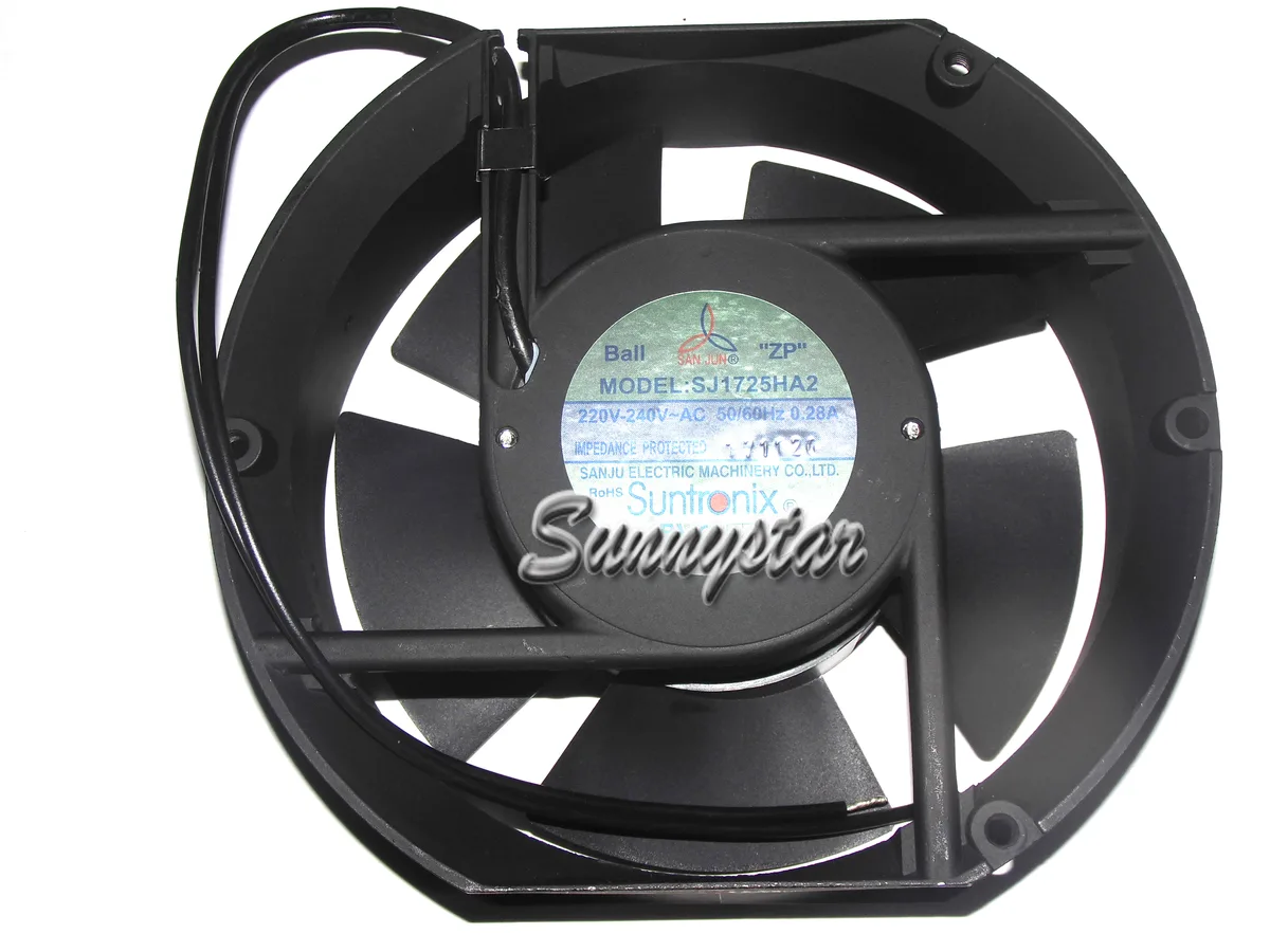 SunnyStar Co., Ltd SunnyStar Co., Ltd SJ1725HA2 170mm 2 Ball AC case fan — product photo