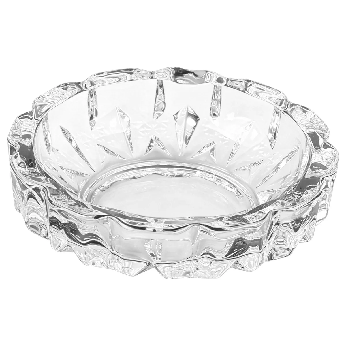  Round Clear Glass Ashtray, Pack of 1 — product photo