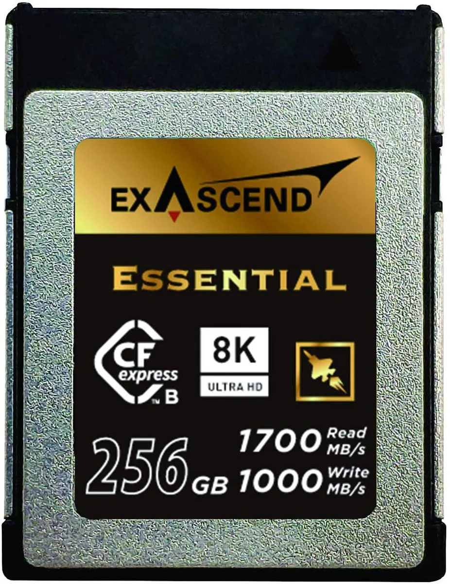 Exascend Exascend Essential 256GB CFexpress Type B memory card — product photo