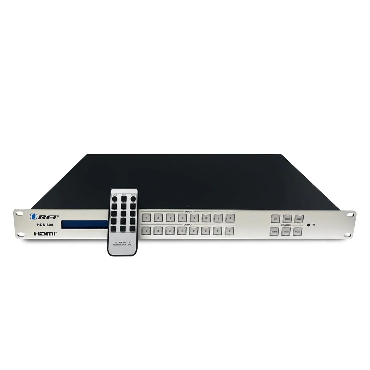 Orei LLC Orei LLC 8x8 HDMI Matrix Switch Splitter HDS-808 2 in 1 accessory — product photo