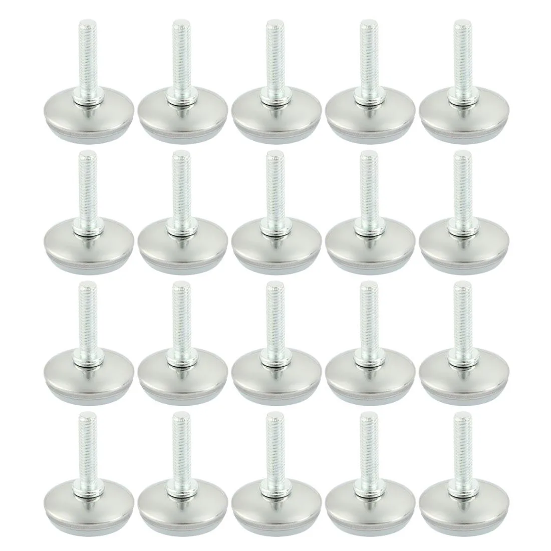 Unique-Bargains Unique-Bargains Adjustable M8x25mm Levelling Foot Furniture Glide 20 Pack — product photo