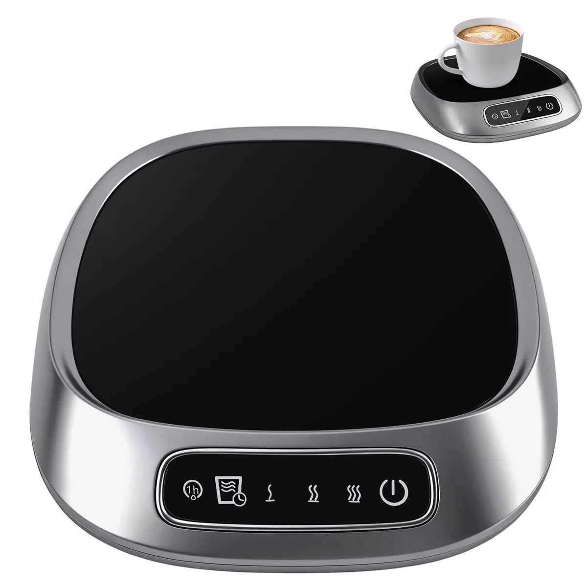  MAXI-MATIC Cup Warmer White USB 3-Temp Touch Control — product photo