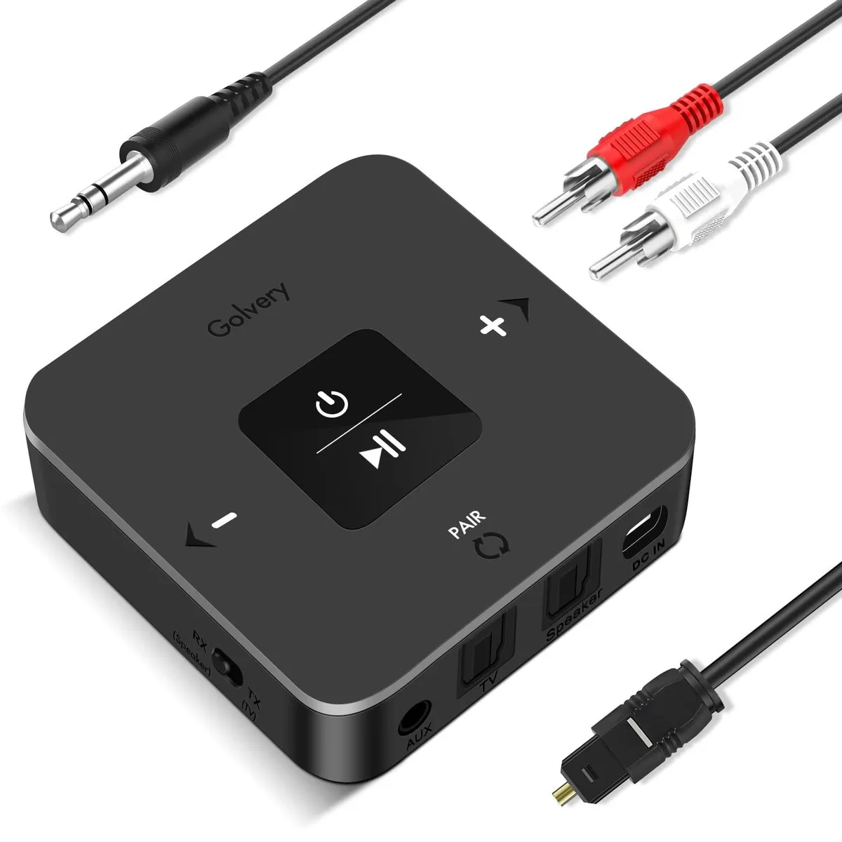  Golvery BTI-038 Bluetooth 5.0 Transmitter Receiver 25 Hours — product photo