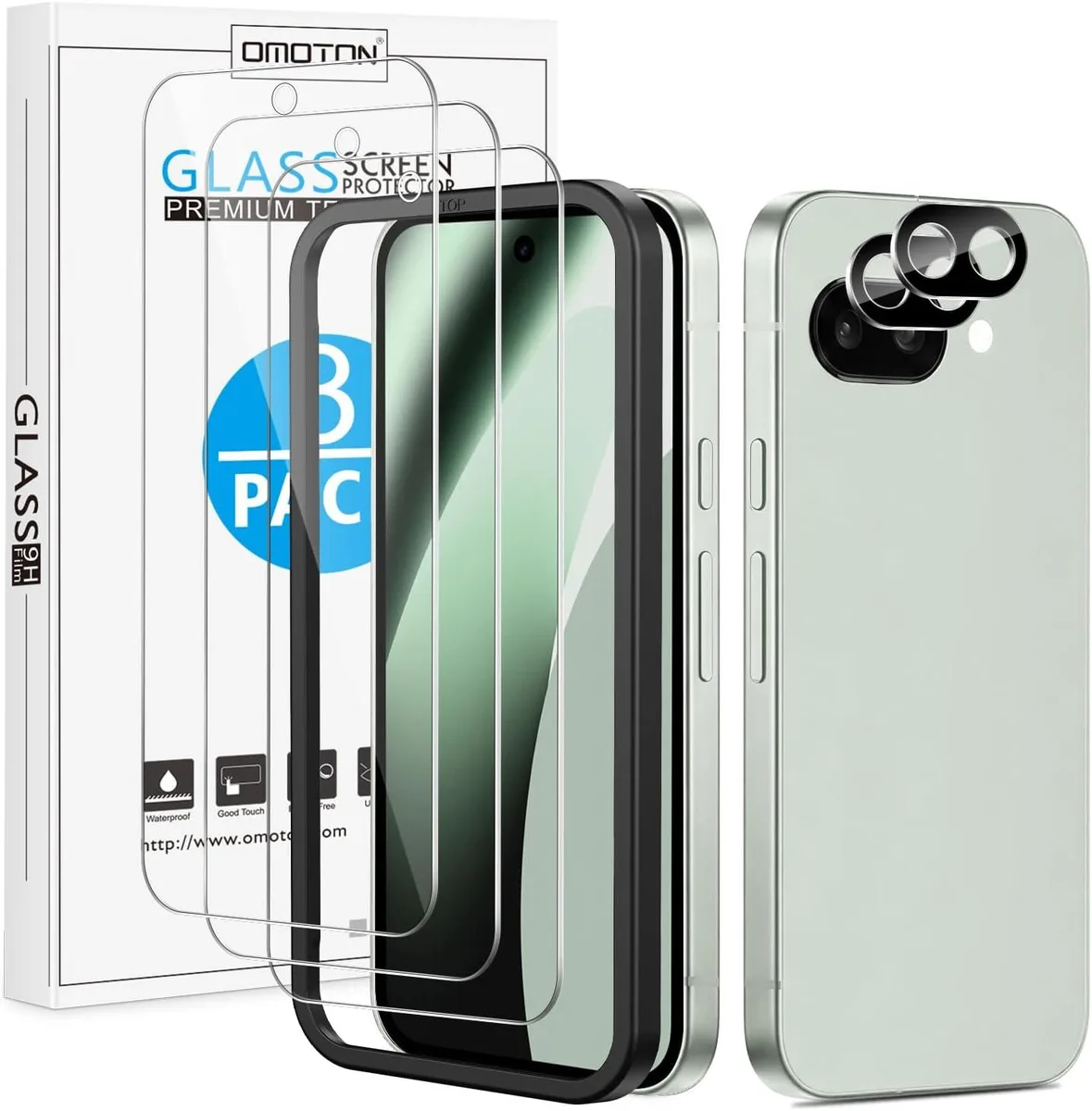 NuoTo NuoTo Screen Protector Pack for Google Pixel 10a 6.3 inch 2026 — product photo