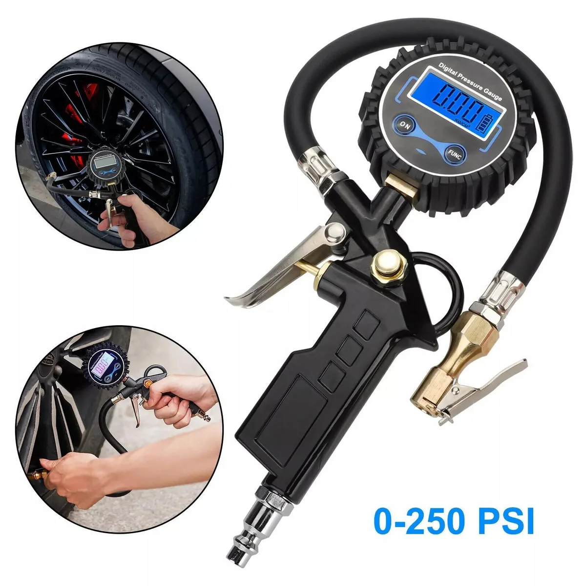 RAYBESTOS UNBRANDED RAYBESTOS UNBRANDED LED Digital Tire Inflator 0-250 PSI — product photo