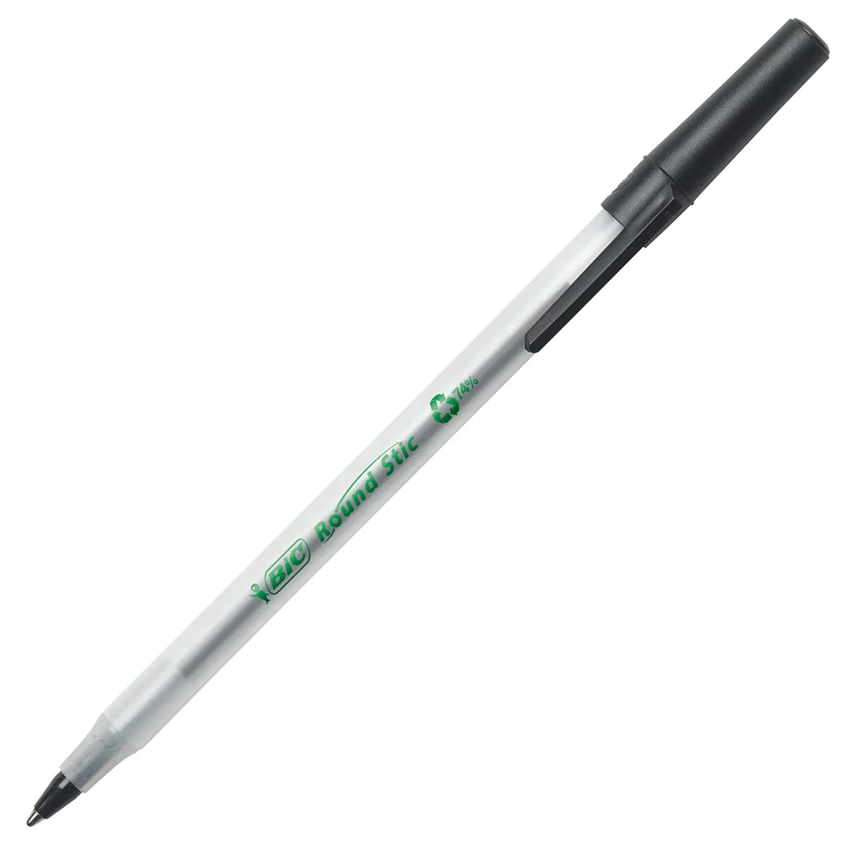 BIC BIC GSME509BK Ecolutions Round Stic Ballpoint Pen Black 1.0mm 50/Pack — product photo