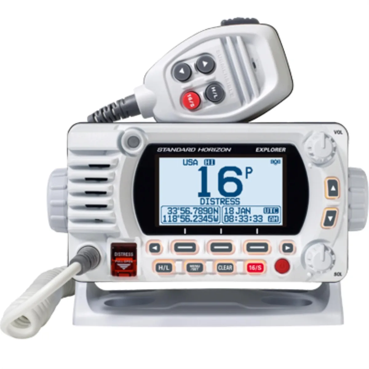 STANDARD HORIZON STANDARD HORIZON GX1850 VHF Optional 2nd Station N2K White — product photo