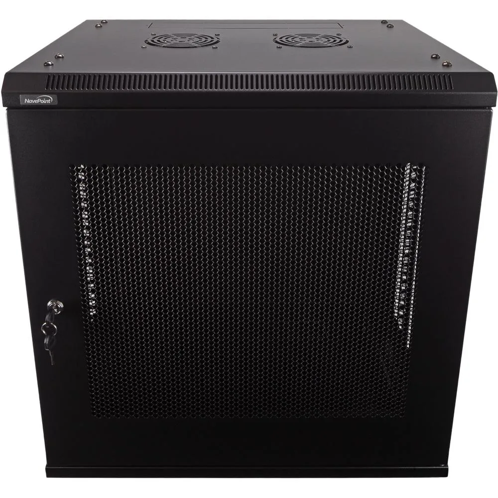 NavePoint NavePoint 12U Wallmount Server Rack 450mm Depth with Fans — product photo