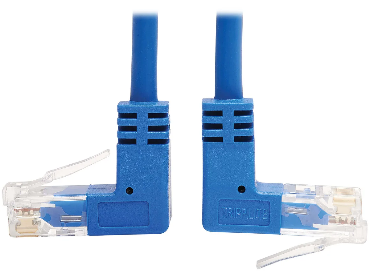 Tripp Lite Tripp Lite N204-S15-BL-UD 15 ft Cat6 Up/Down-Angle Slim UTP Ethernet Cable — product photo