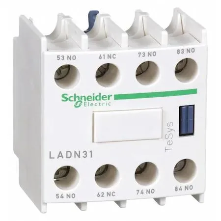 Schneider Electric Schneider Electric LADN31 Auxiliary Contact Block 3NO/1NC 10 A 690V AC IP22 — product photo