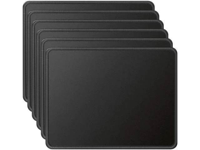 LORDWORLD LORDWORLD 6 Pack Mouse Pad 8.5 x 11 inches Black — product photo