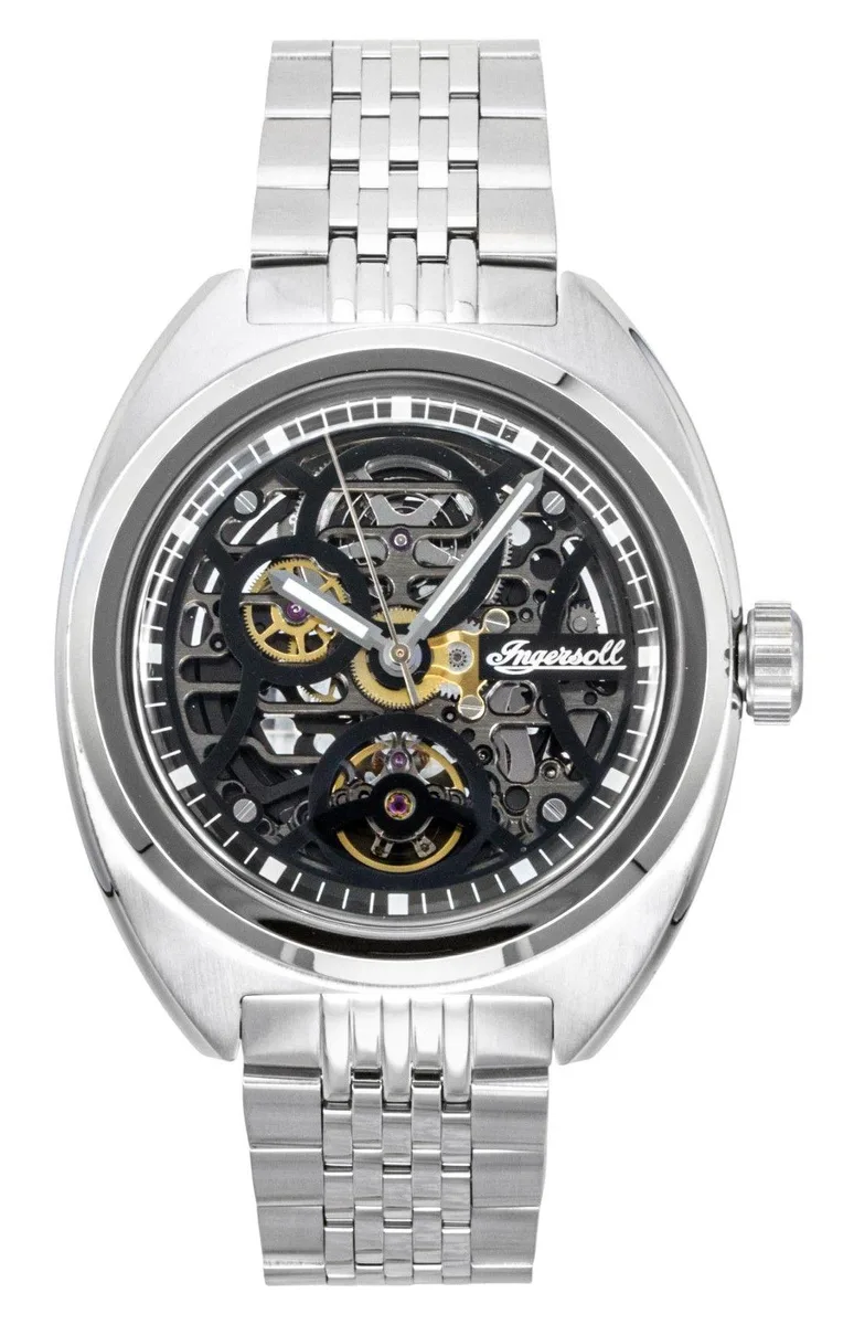 Ingersoll/Rand Ingersoll/Rand The Wrangler I16901 44.00mm Black Skeleton Automatic Stainless Steel Men's Watch — product photo