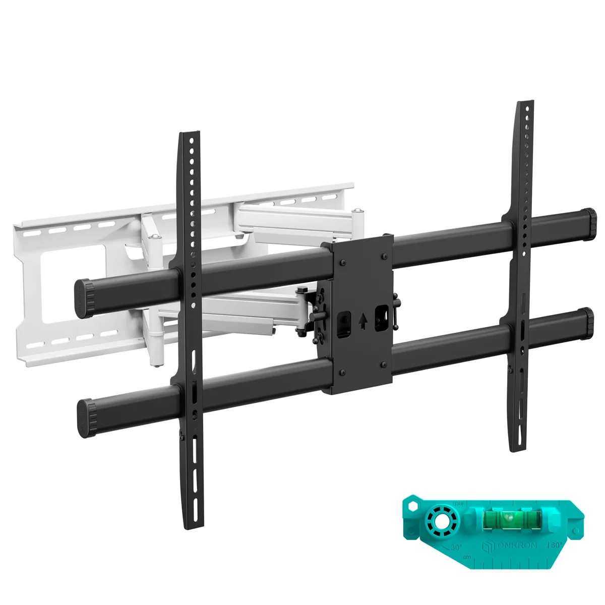ONKRON ONKRON M10-BW Full Motion TV Wall Mount 42-120 Inch 220 lbs VESA 200x100-1000x600 Black White — product photo