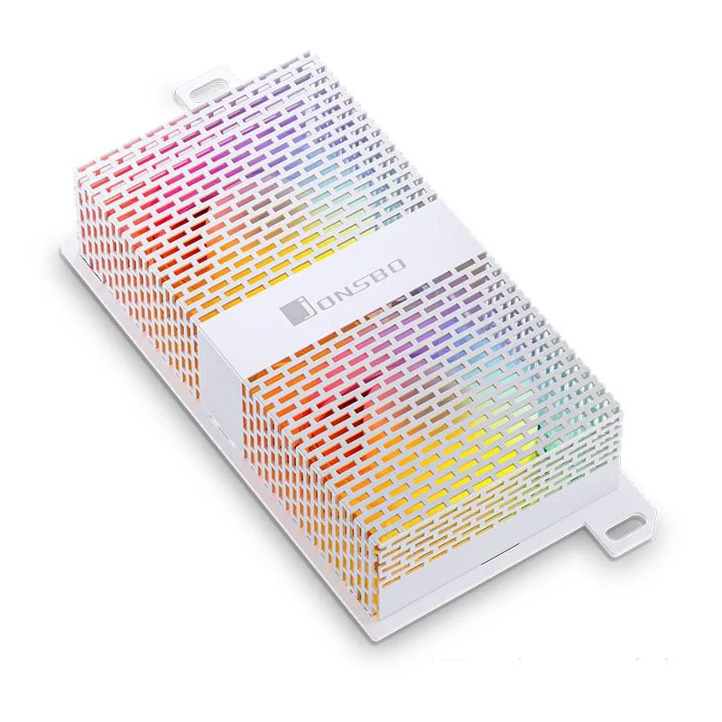 Corn Electronics Corn Electronics NF-1 DDR5 Memory Cooling White ARGB Dual 5020 Fan — product photo