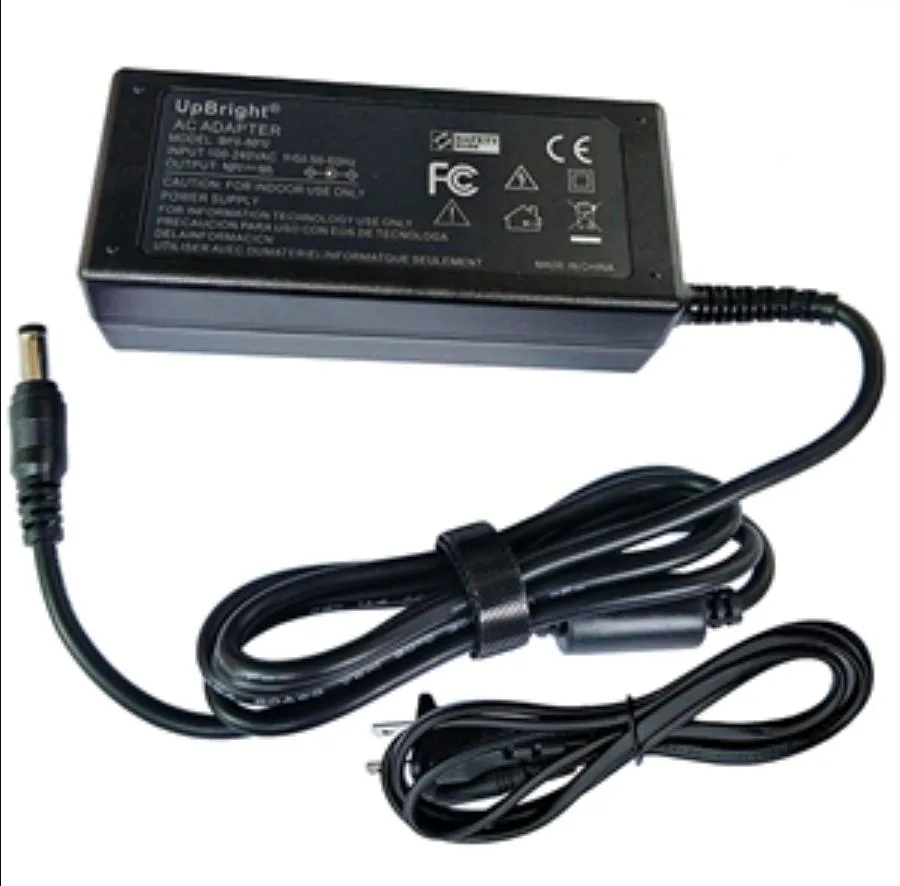 Logitech SWYTCH Hub power supply adapter, compact black rectangular unit with cable