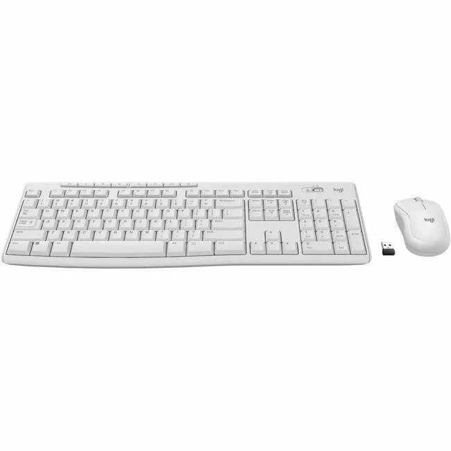 Logitech Logitech 920-013290 MK270 wireless keyboard and mouse combo, off-white — product photo
