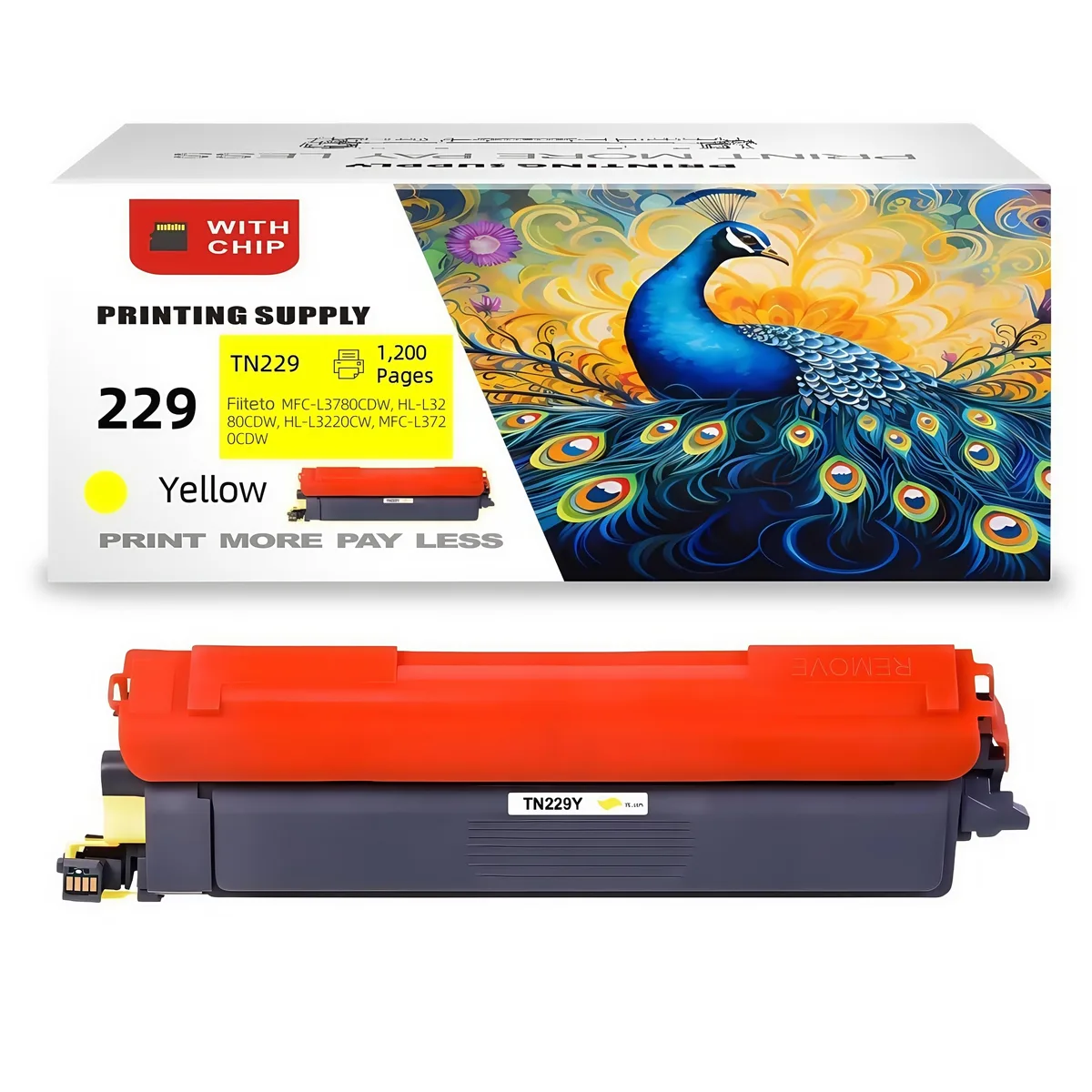 Aster Graphics Inc Aster Graphics Inc TN229 Yellow Toner Cartridge — product photo