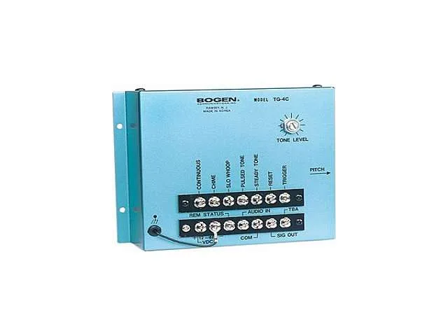 Bogen TG4C tone generator module, compact beige box