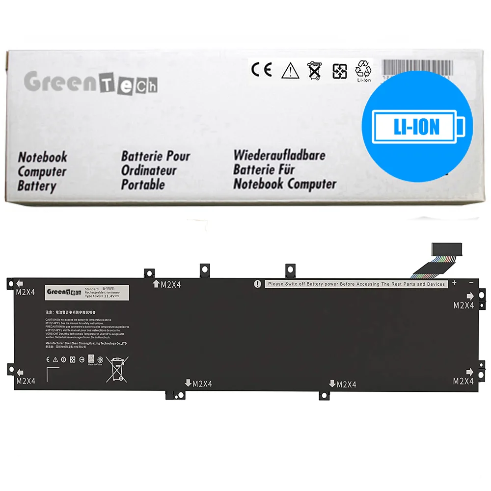 NShi NShi 4GVGH 84WHR 11.4V 6 Cell Battery for Dell Precision 5510 XPS 9550 — product photo
