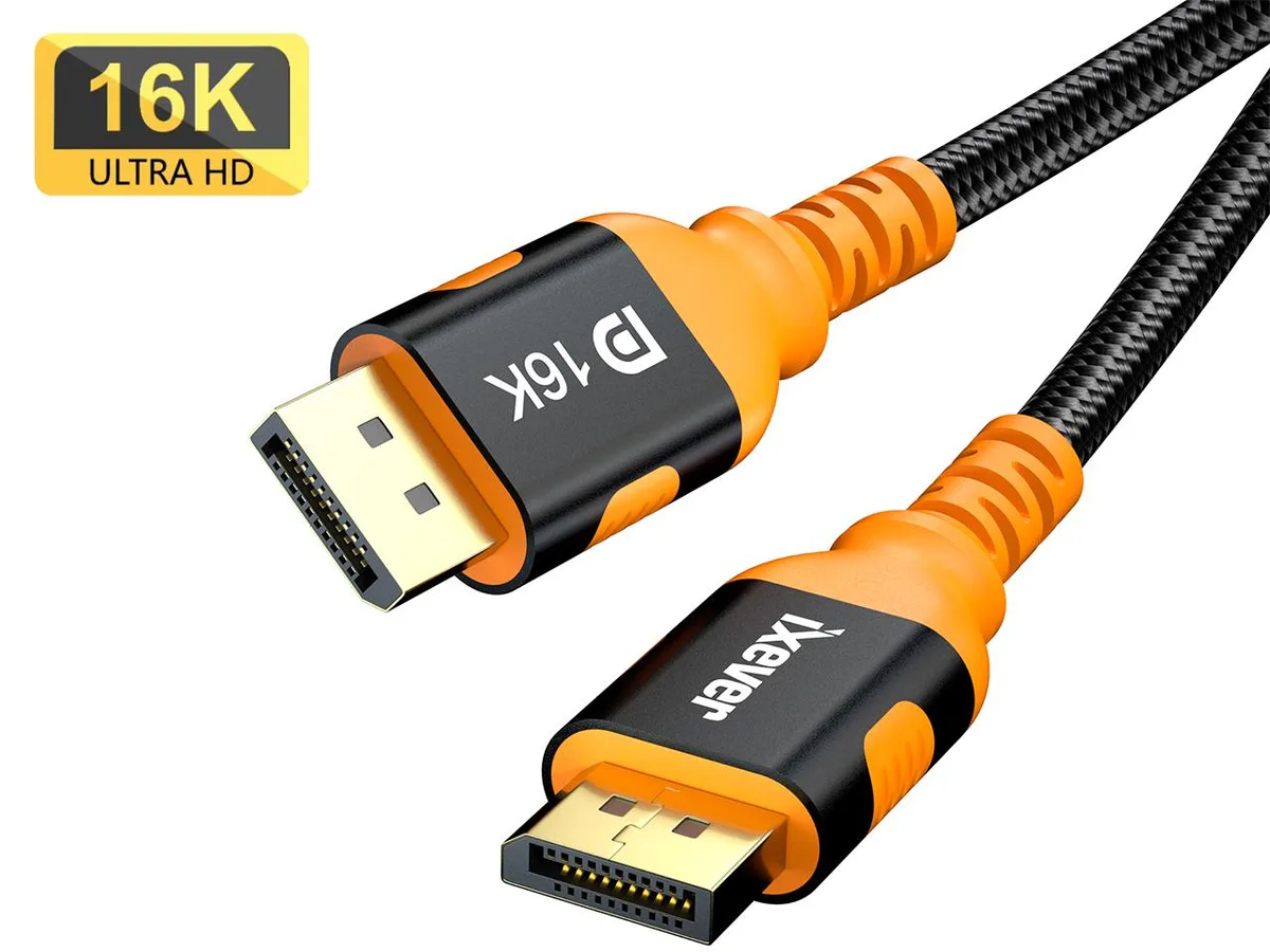 iXever iXever DisplayPort 2.0 cable 10ft 80Gbps 16K@60Hz — product photo