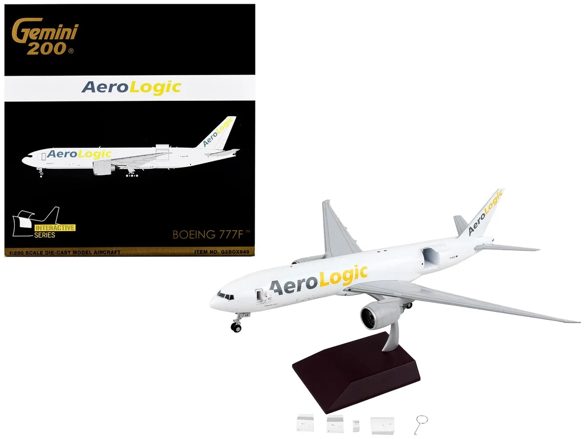 GeminiJets GeminiJets Boeing 777F AeroLogic 1/200 Diecast Model Airplane — product photo