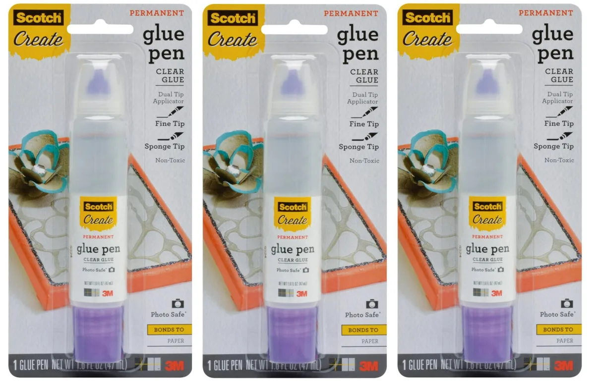 Scotch CAT019 Glue 1.6 oz 47 ml Pack of 3 — product photo