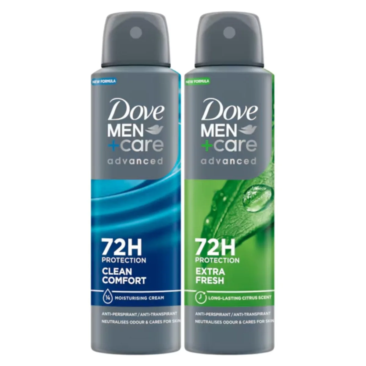 Dove Dove SP-53648819454270 Men+Care Antiperspirant Spray Duo 150 ml skin care — product photo