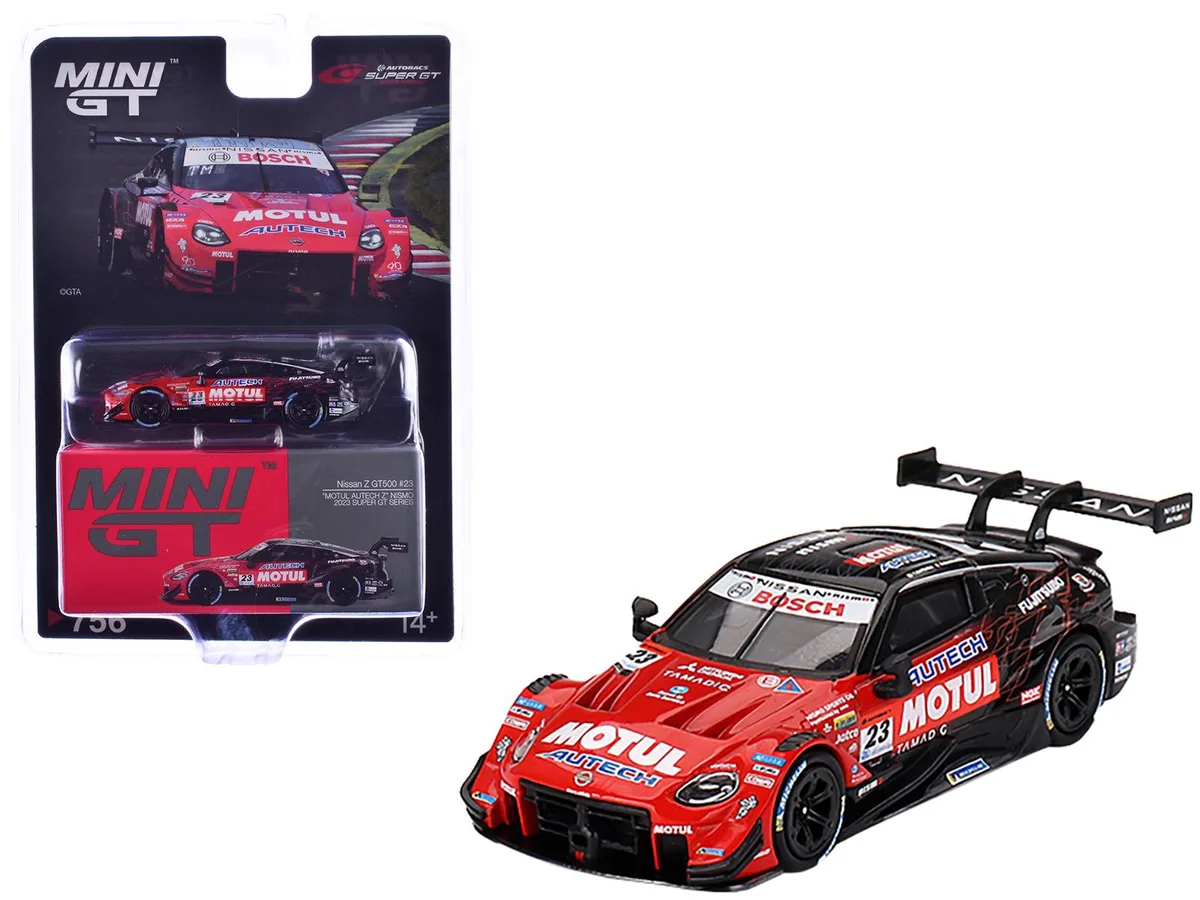Mini GT Mini GT Nissan Z GT500 #23 NISMO Super GT 2023 1/64 hobby collectible — product photo