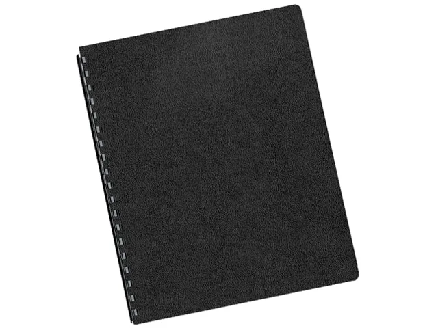 FELLOWES FELLOWES 52146 Executive Presentation Binding Covers, Black, 50/Pack — product photo
