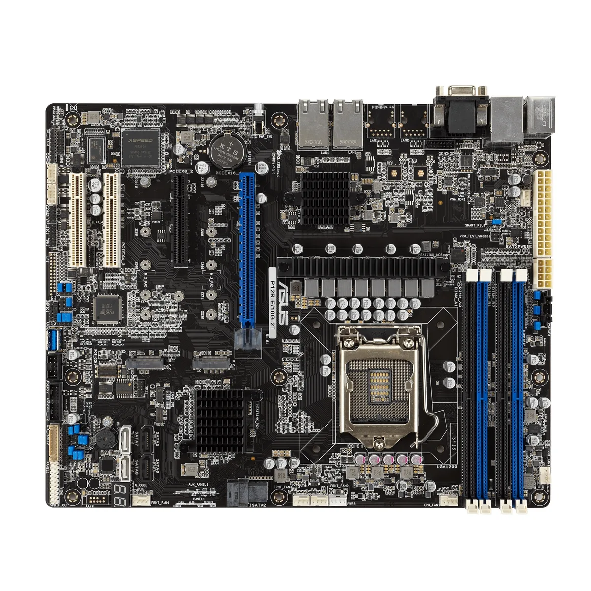 ASUS ASUS P12R-E/10G-2T LGA 1200 ATX server motherboard — product photo