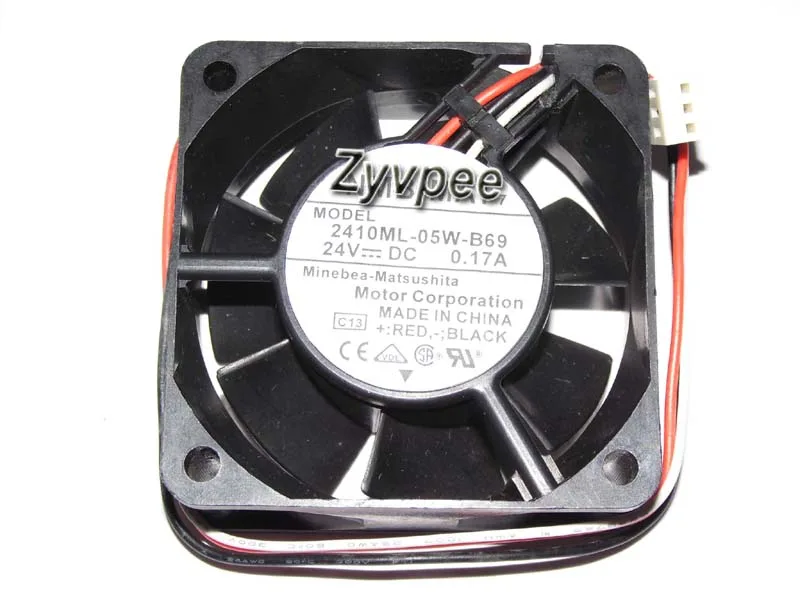Zyvpee Zyvpee 2410ML-05W-B69 C13 60x25mm 24V 0.17A 3-pin case fan — product photo