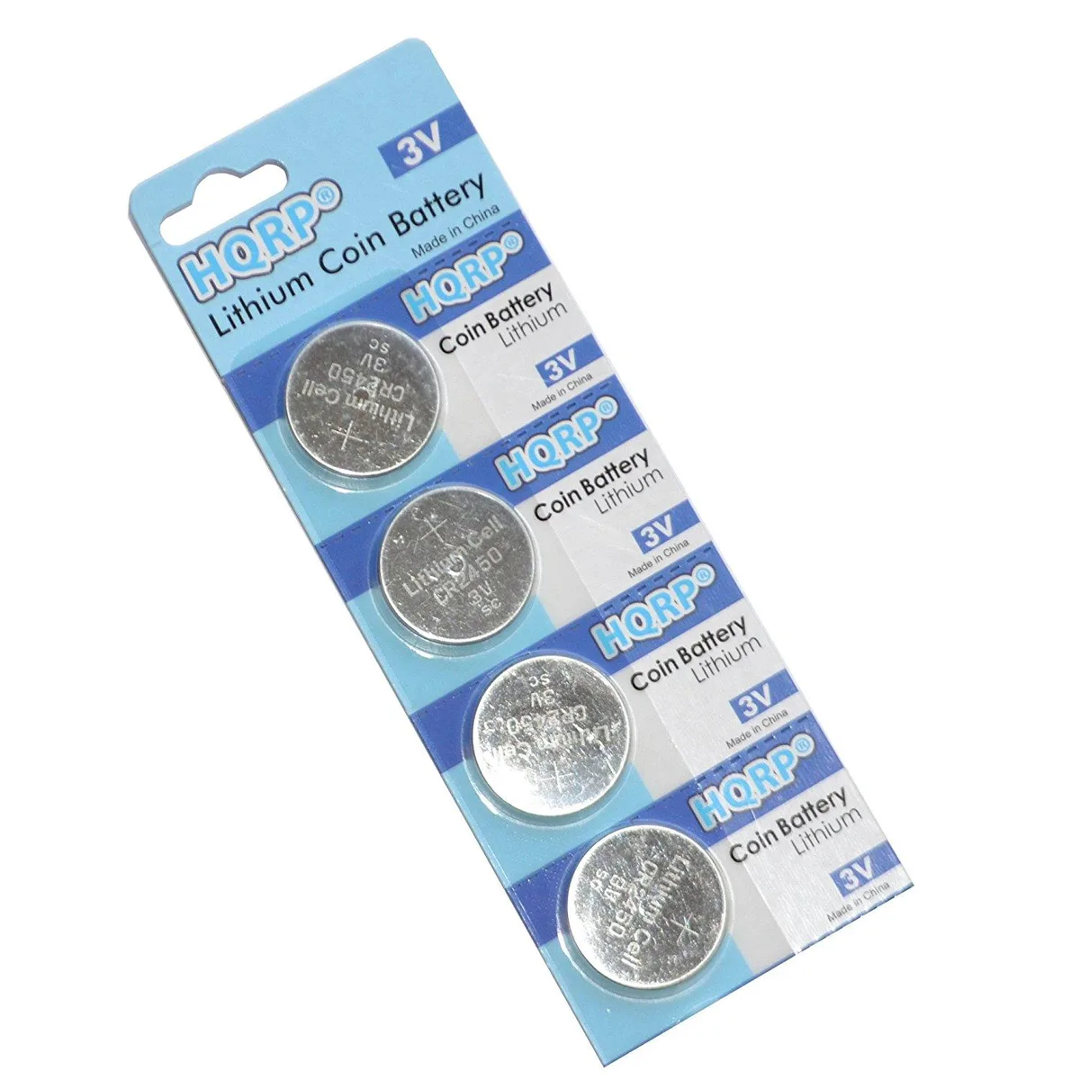 HQRP HQRP 300 4-Pack 3V Lithium Coin Cell Standard Battery — product photo