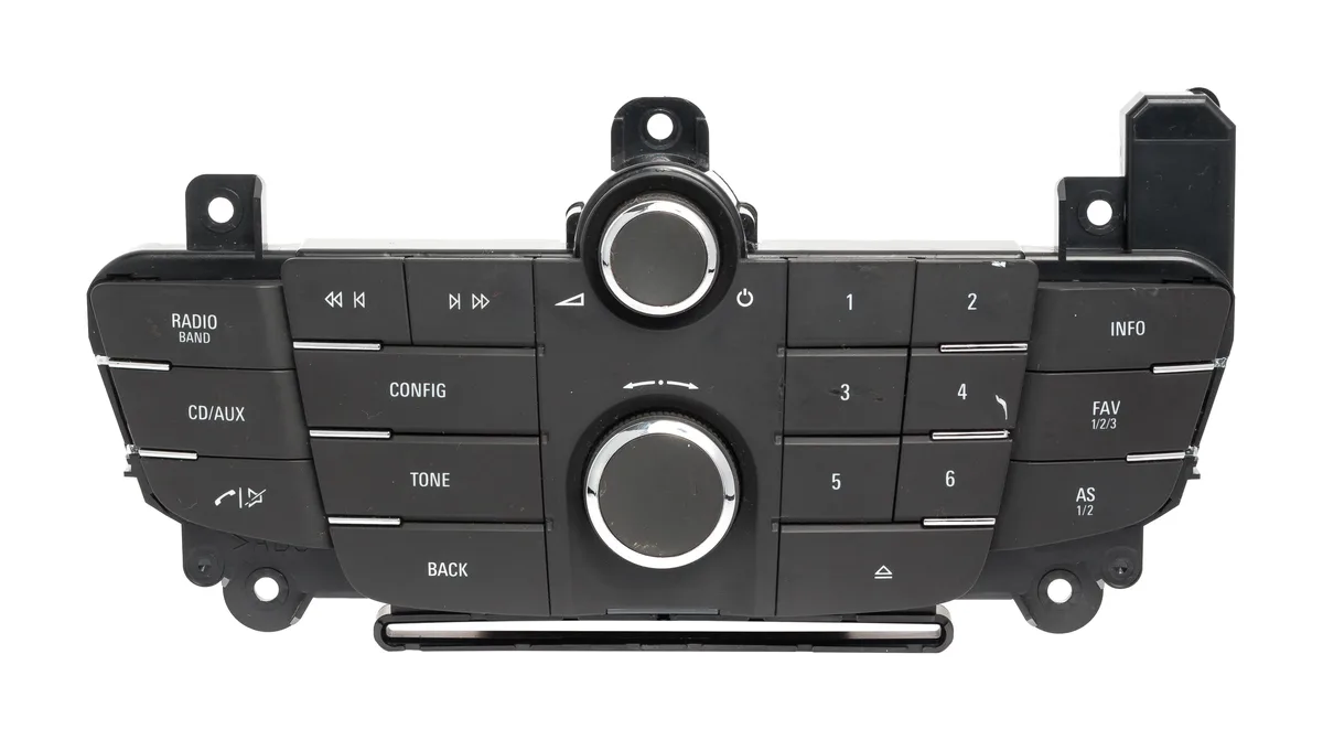 1 Factory Radio 1 Factory Radio Audio Control Panel 13273259 for 2011-2012 Buick Regal — product photo