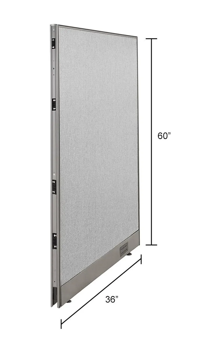 GOF GOF Single Panel Office Partition 36" W x 60" H Fabric — product photo