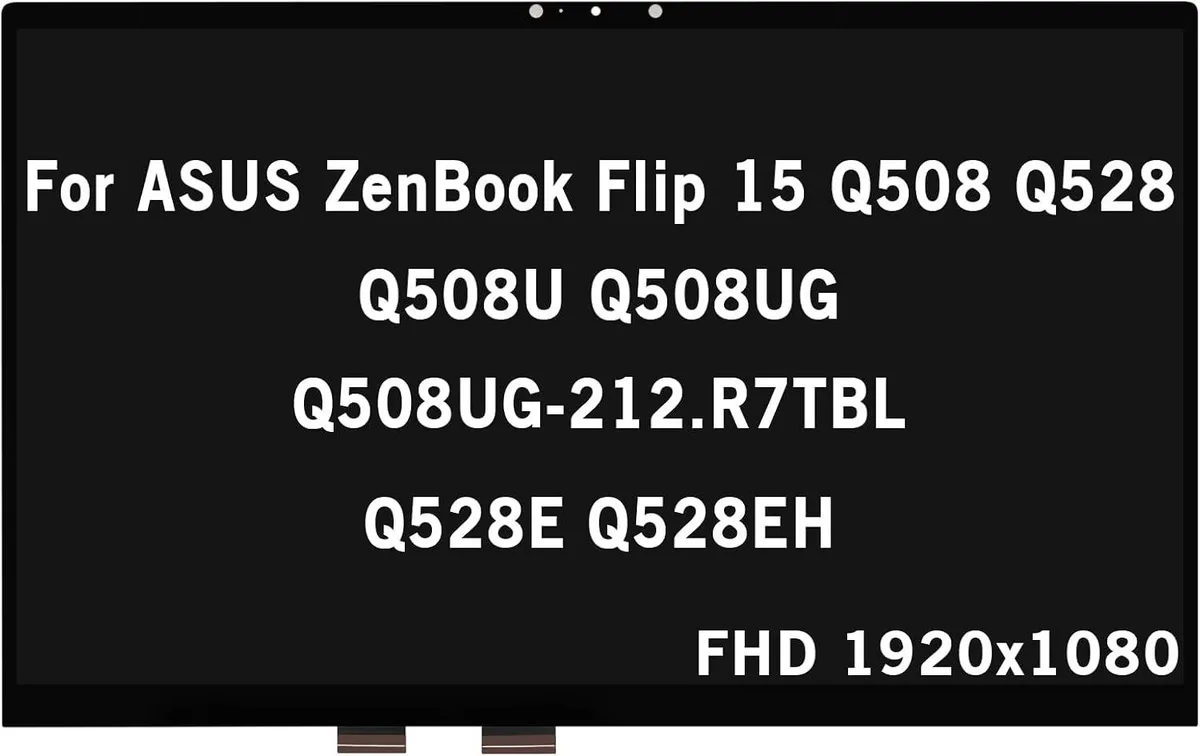 NUOLAISUN NUOLAISUN 15.6" FHD 1920x1080 Touch Screen Digitizer Assembly for ASUS ZenBook Flip 15 Q508 Q528 Non-Bezel — product photo