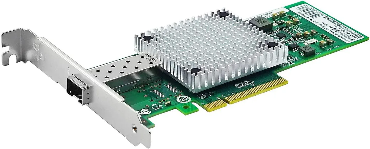 BFKK BFKK 10Gb Single SFP+ Network Card Intel 82599EN PCIe 2.0 x8 — product photo