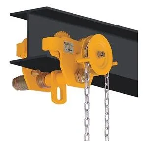 Oz Lifting Products Oz Lifting Products Geared Trolley 1 Ton conveying — product photo