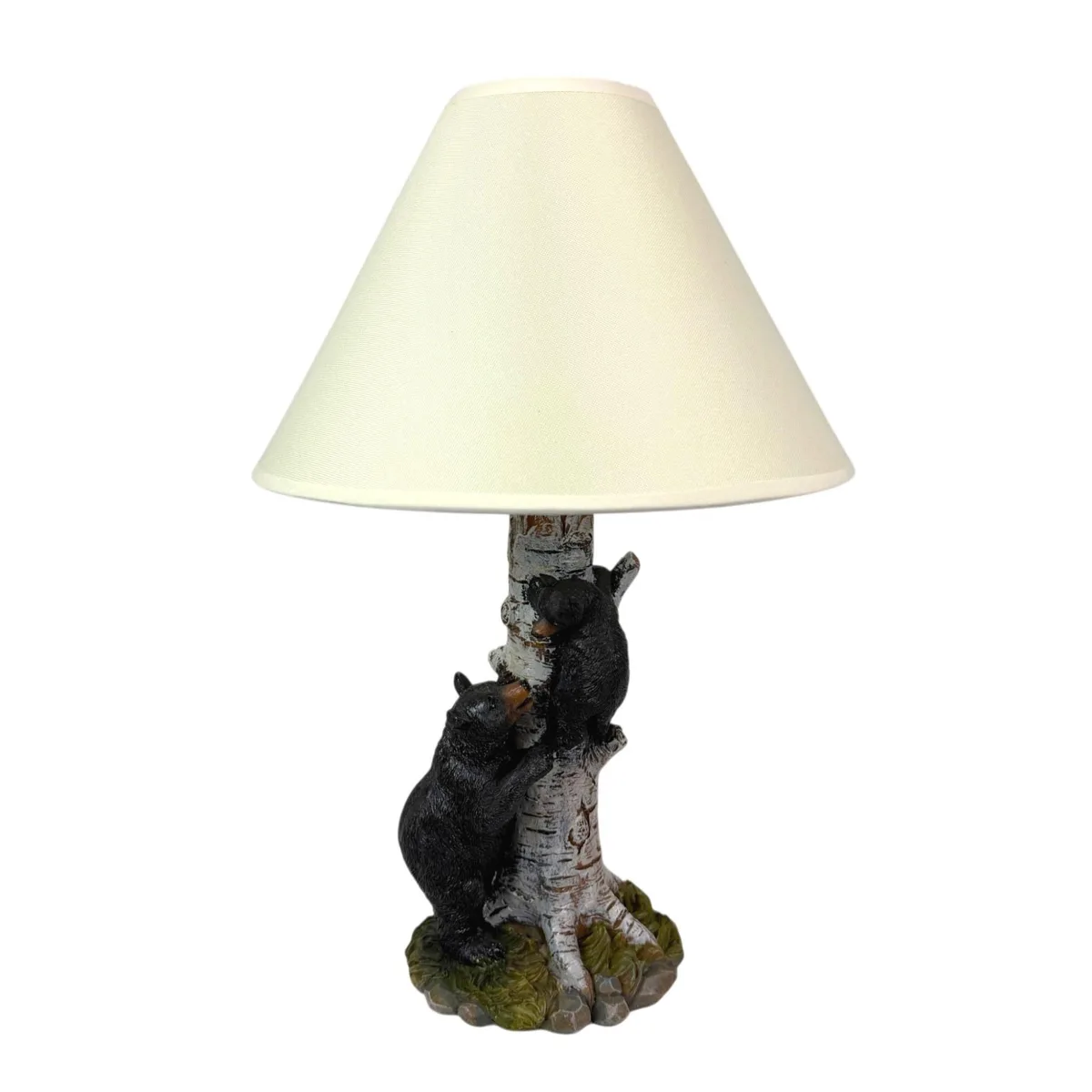 Mayrich Company Mayrich Company Black Bear and Cub Birch Tree Table Lamp 17 Inch 45W — product photo