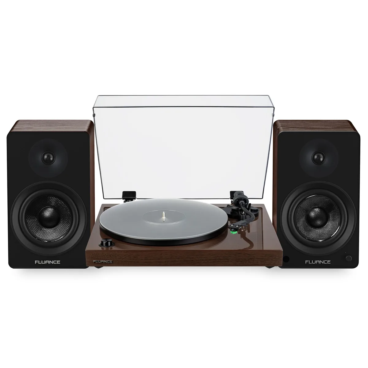 Fluance Fluance RT81+ Elite &amp; Ai61 6.5" Bundle (Natural Walnut) — product photo