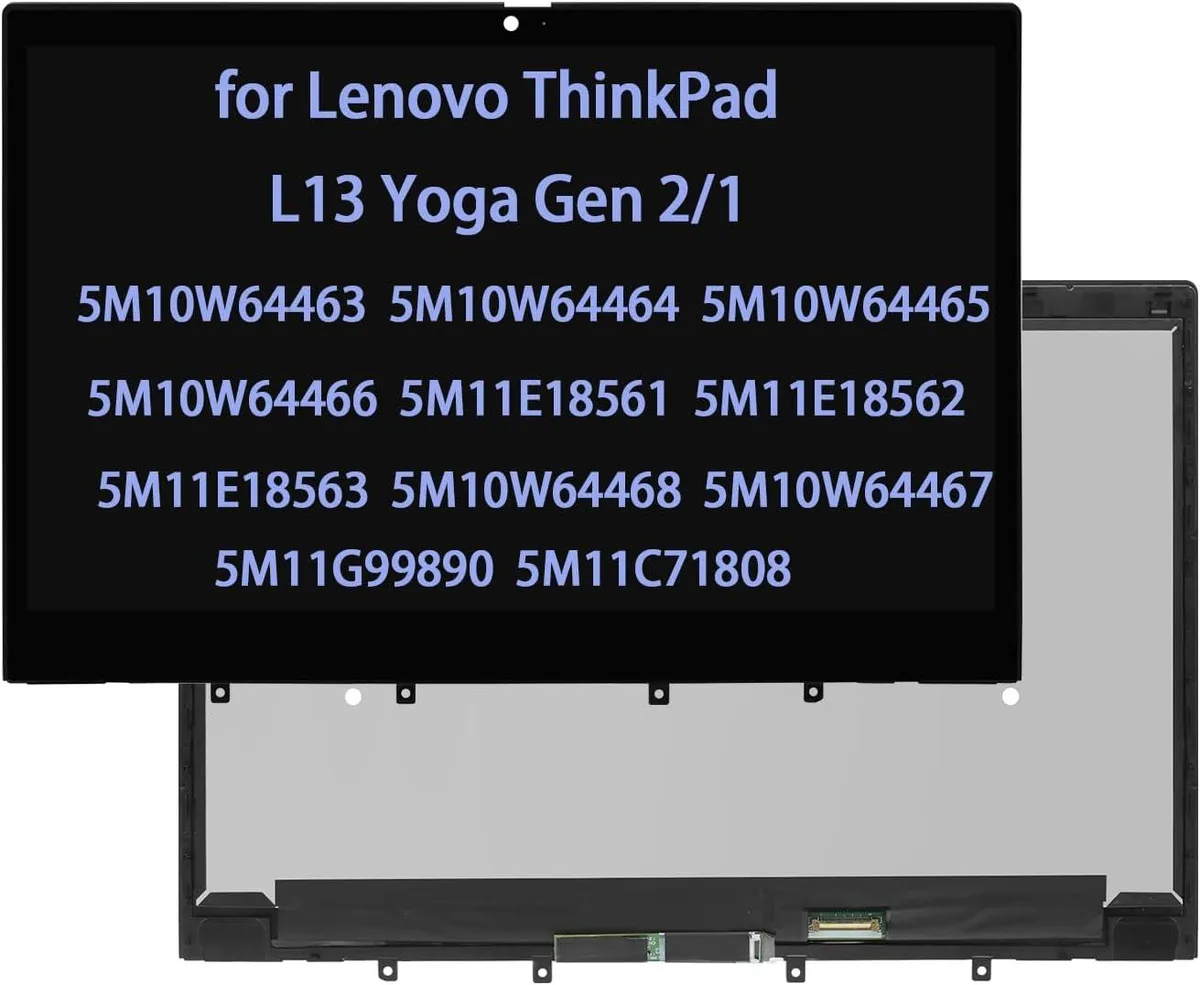 NUOLAISUN NUOLAISUN Screen Replacement for Lenovo ThinkPad L13 Yoga Gen 2 1 LCD Touch Digitizer — product photo