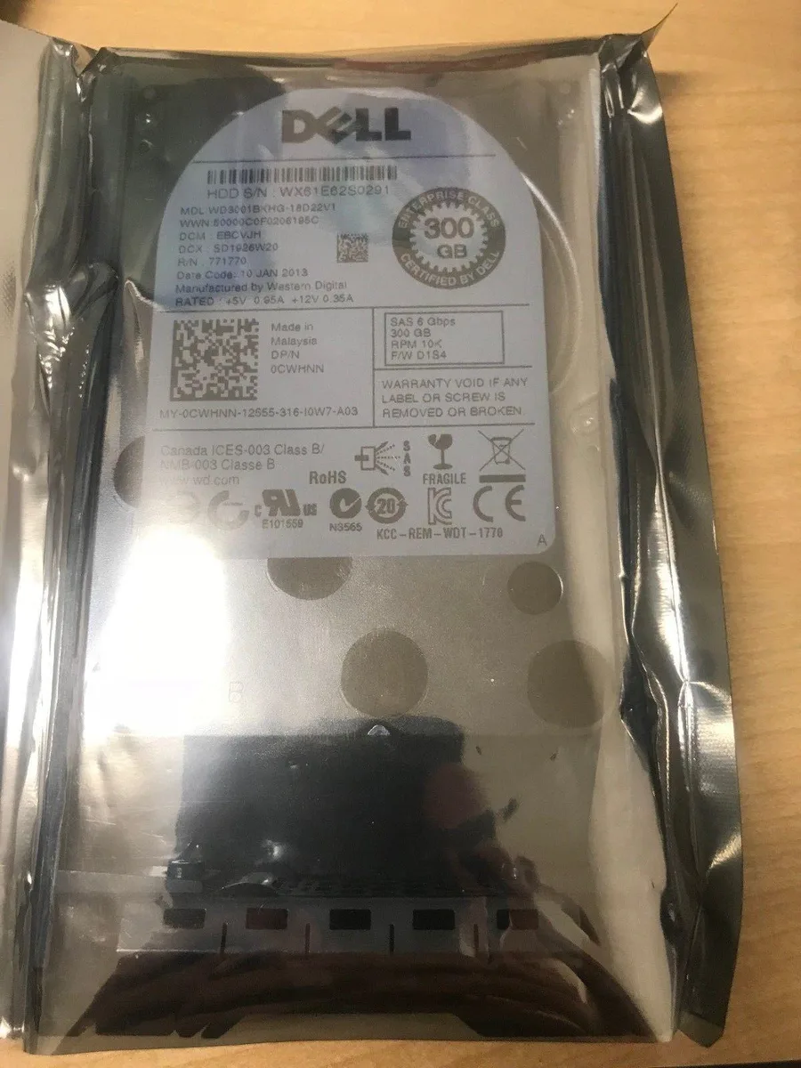 DELL DELL WD3001BKHG 300GB 10000RPM SAS 6Gb/s 2.5" internal hard drive — product photo