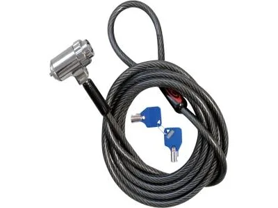 CODi chassis key cable lock with pivot head and locking screw grip