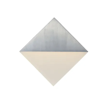ET2 Alumilux wall sconce satin aluminum finish 8 inch wide one light