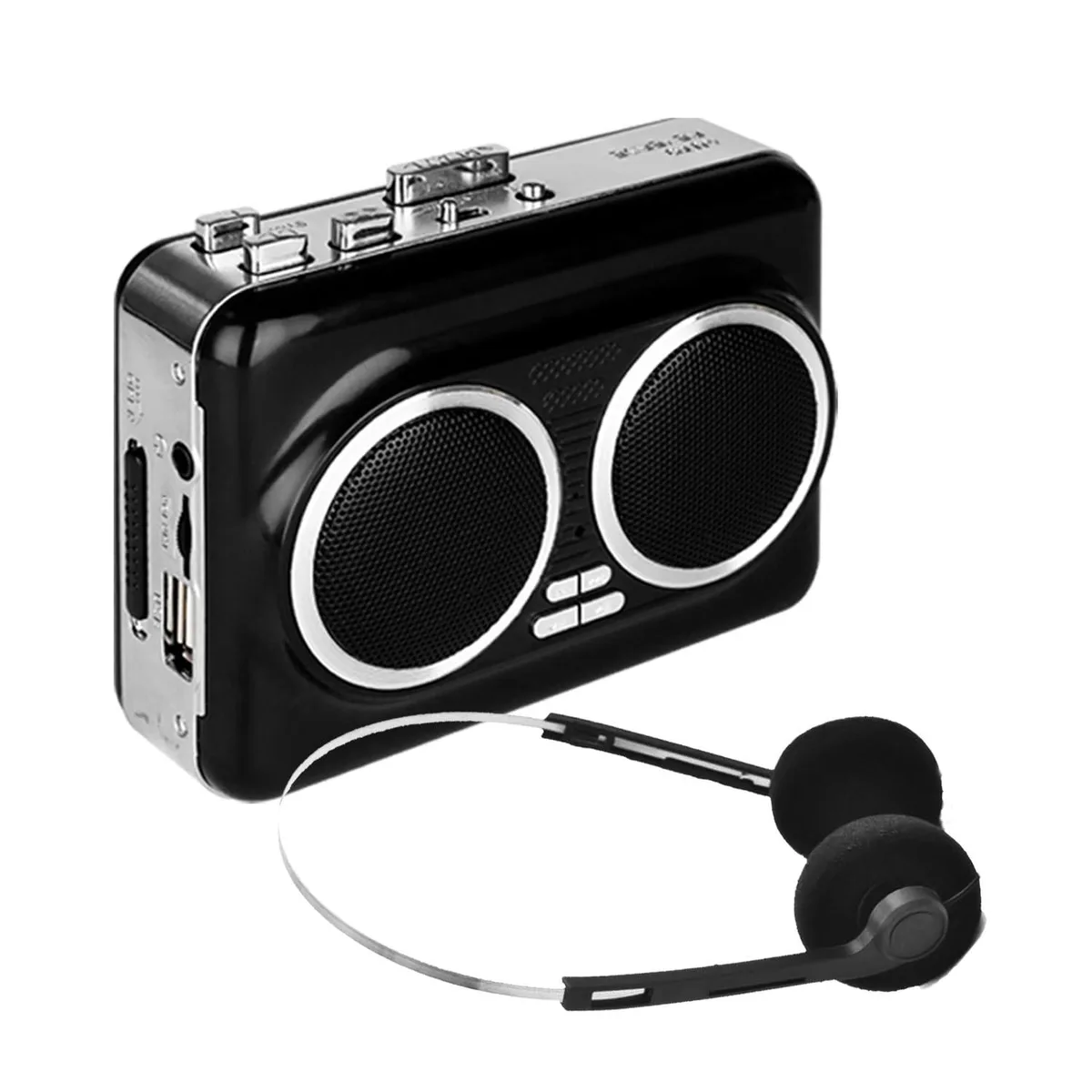 Burtowic Cassette Player MP3 Converter USB Power 3.5mm Jack — product photo