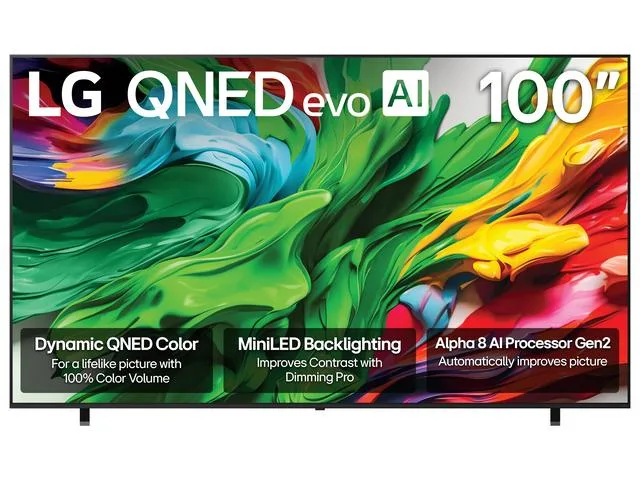 LG Electronics LG Electronics 100" QNED85A 4K Mini LED TV 120Hz 2025 — product photo