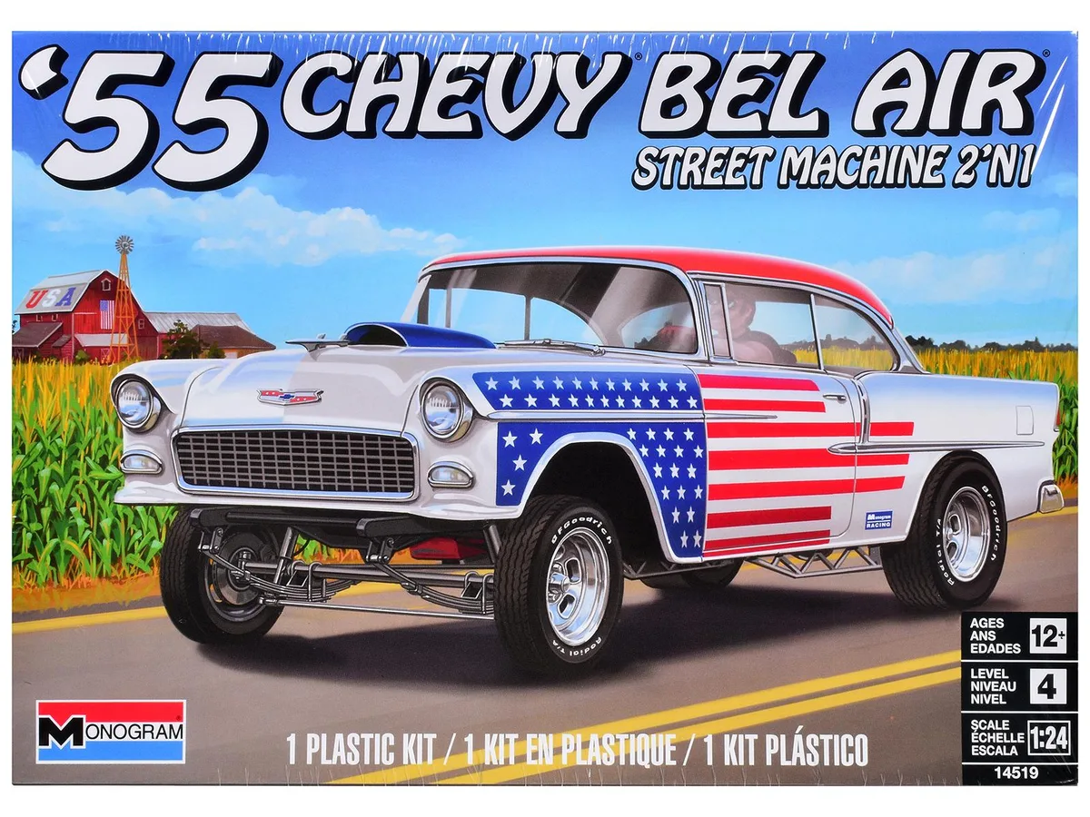 Revell Revell 1955 Chevrolet Bel Air Street Machine 2-in-1 Kit 1/24 — product photo