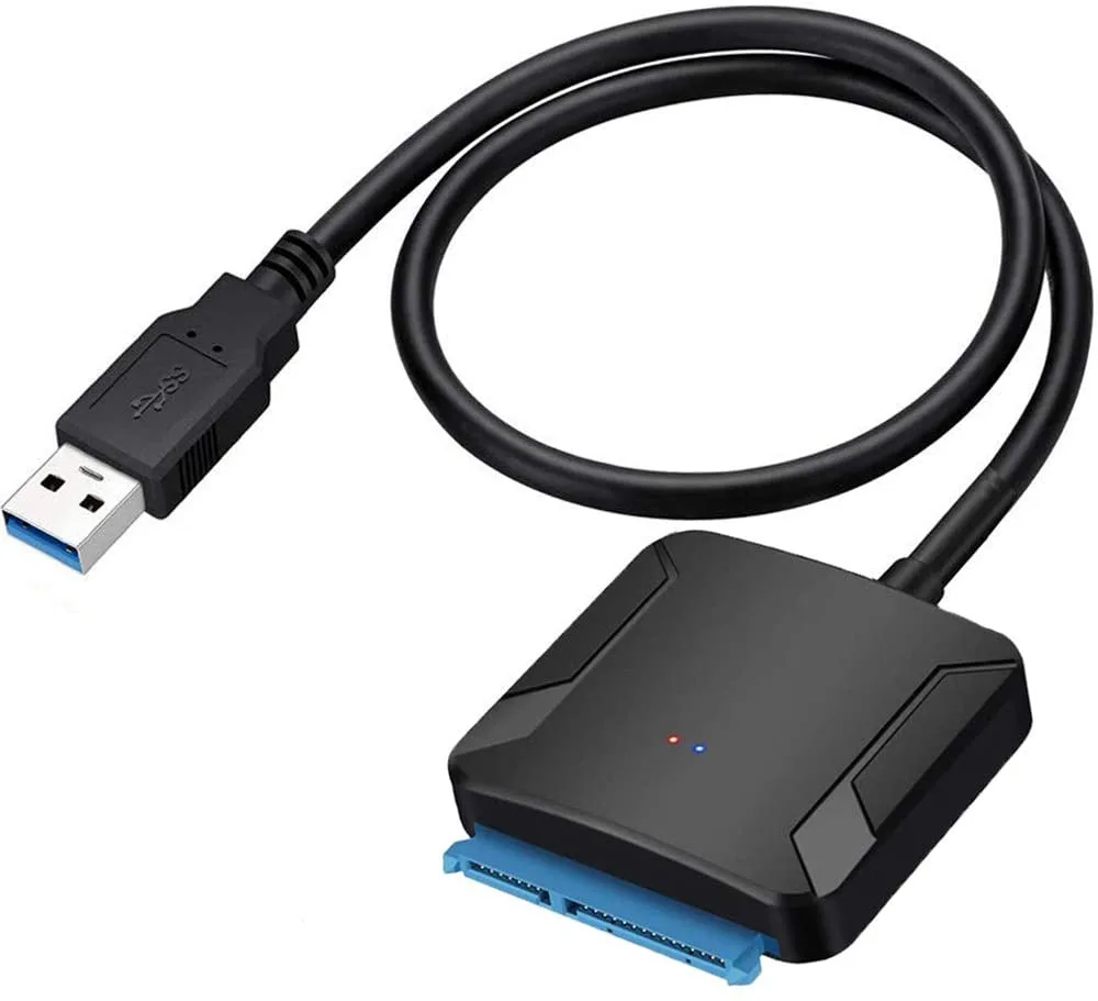 Hitoor Hitoor USB 3.0 to SATA Adapter Cable 40 cm Black — product photo