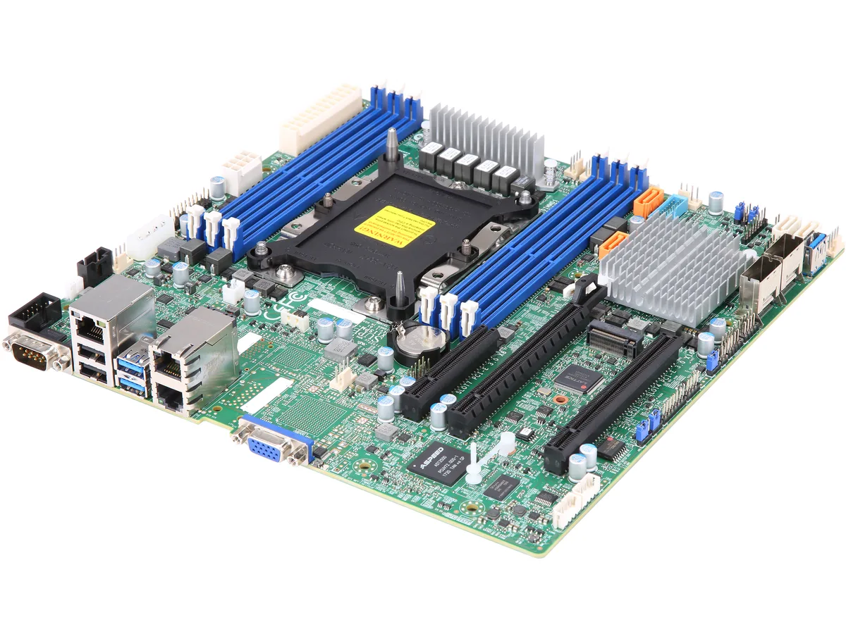 Supermicro Supermicro MBD-X11SPM-F-O server motherboard LGA 3647 6 DDR4 12 SATA — product photo