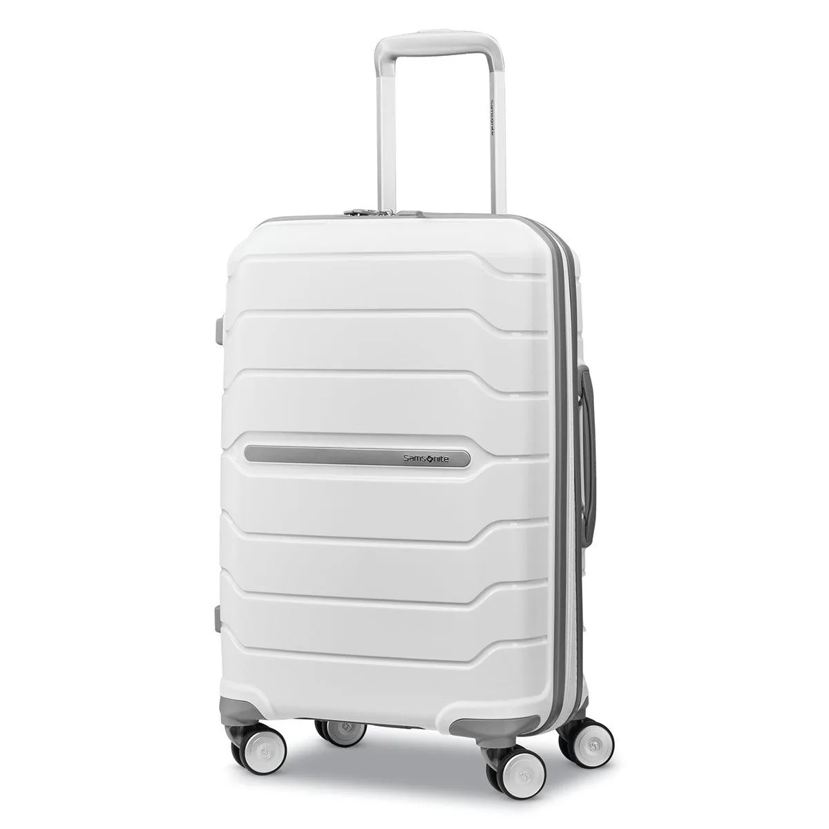 Samsonite Samsonite 78255-SPINNER 21in Carry-On Spinner luggage White / Grey — product photo